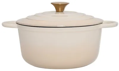 Oală din fontă emailată cu capac Maku - 24 cm, 4 l