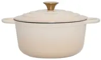 Oală din fontă emailată cu capac Maku - 24 cm, 4 l