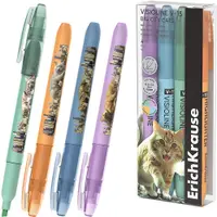 Set de markere text Erich Krause Big City Cats - 4 buc