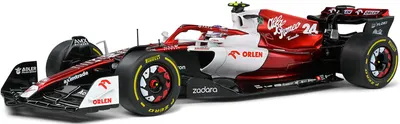 Model de colecție SOLIDO Curse: Mașini - Alfa Romeo C42 Z.Guanyu White Canada GP (2022)
