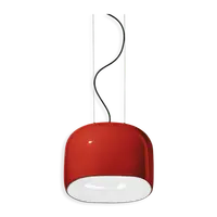 Sospensione Grande / Large Pendant Deco Ayrton Finish Ros - Rosso C2551