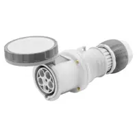 Priza industriala mobila HP - IP66/IP67/IP68/IP69 - 3P+N+E - 63A- >50-250V - d.c. - GREY - 3H - MANTLE TERMINAL