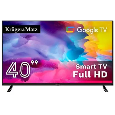 Televizor Google Smart Tv 40 Inch 101cm H265 Hevc Kruger&matz Km0240fhd-Sa, Android