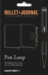 Suport pentru instrument de scris Leuchtturm1917 Bullet Journal - Negru