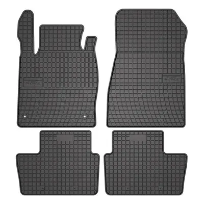 Covor podea FROGUM cauciuc, 4 buc. BASIC, fata spate, set, culoare neagra, potrivit NISSAN JUKE 08.19