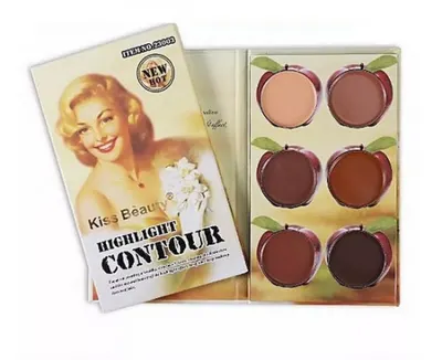 Paleta Corectoare,KISS BEAUTY -Highlight Apple-6 nuante Engros
