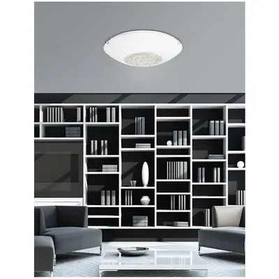 Plafoniera ERA Alb Sticla & Crystal Alb Metal LED E27 4x12W IP20 Fara bec