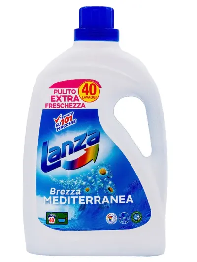 Lanza Detergent lichid 2 L 40 spalari Brezza Mediterranea