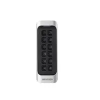 Cititor de card cu tastatura Hikvision DS-K1107AEK, citeste carduri cu frecventa de 125 KHz, distanta citire: 50 mm, RS-485, Wi
