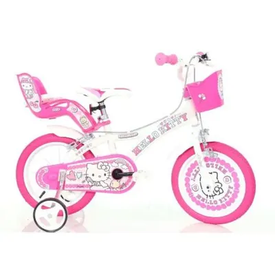 Bicicleta copii 16 - hello kitty la plimbare