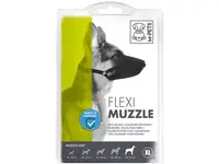 Zgarda cu sistem de semi-choke, neagra, ajustabila, 2.5 cm x 41-56 cm