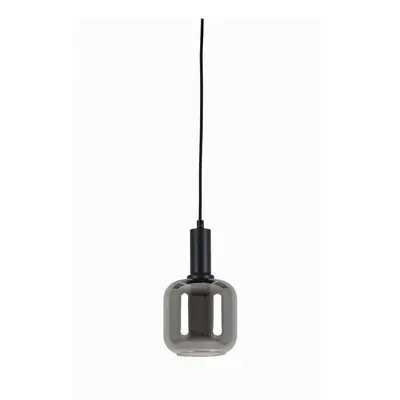 Lustră gri cu abajur din sticlă ø 21 cm Lekar – Light & Living