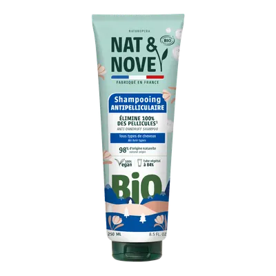 Sampon anti-matreata pentru toate tipurile de par cu extract de salcie alba Bio, 250ml, Nat&Nove