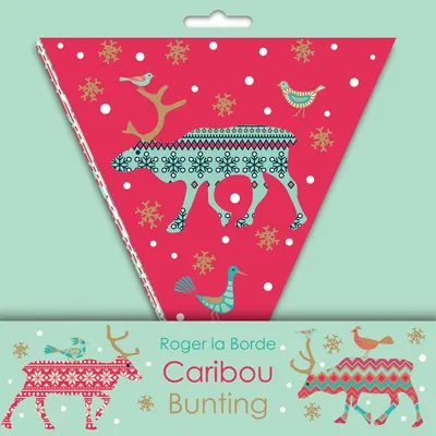 Decoratiune Craciun - Caribou Christmas Bunting