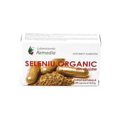 Seleniu Organic 200mcg 30cps