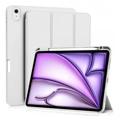 Husa pentru Apple iPad Air 11 (2026) / iPad Air 11 (2025) / Air 11 (2024), Techsuit, Flex Trifold, Gri
