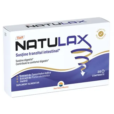 Natulax, Sun Wave Pharma | 20 comprimate