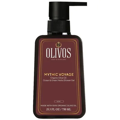 Gel de Dus cu Ulei de Masline si Parfum Proaspat de Ocean si Plante Verzi Mythic Voyage 750ml