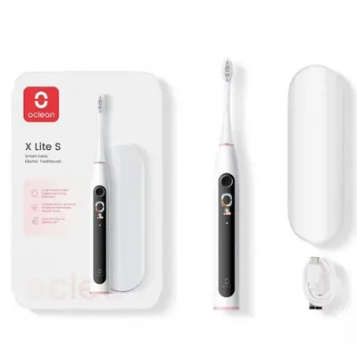 Periuță de dinți electrică Oclean - X Lite 20 Set, 1 cu un capet de periuță , alb/gri