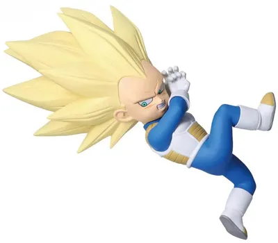 Statuetă Banpresto Animation: Dragon Ball Daima - Daima Super Saiyan 3 Vegeta (Mini), 13 cm