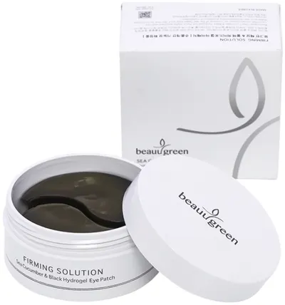 BeauuGreen Patch-uri pentru ochi Sea Cucumber &amp; Black Hydrogel, 30 x 2 bucăți