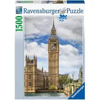 Puzzle Pisica in Big Ben, 1500 Piese