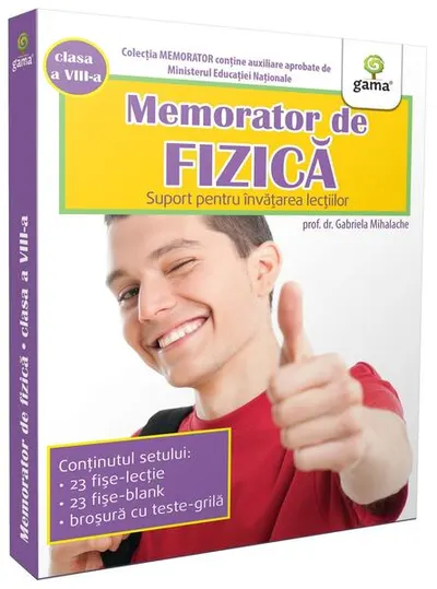 Memorator de fizică. Clasa VIII - Paperback brosat - Gabriela Mihalache