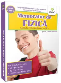 Memorator de fizică. Clasa VIII - Paperback brosat - Gabriela Mihalache