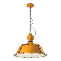Lustra, lampa suspendata RETRO INDUSTRIAL FINISH VIG - VINTAGE GIALLO C1720