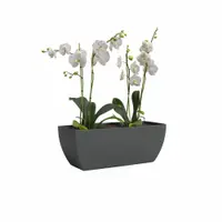 Jardinieră din plastic reciclat 40 cm Siena – Artevasi