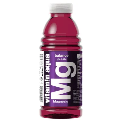 Băutură răcoritoare VITAMIN AQUA Mg pere & afine 600 ml