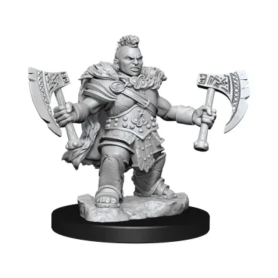 Miniatura Nepictata D&D Frameworks Dwarf Barbarian Female (W1)