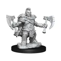 Miniatura Nepictata D&D Frameworks Dwarf Barbarian Female (W1)