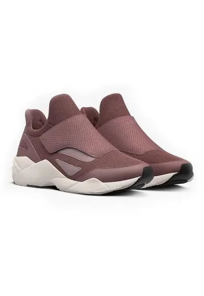 Pantofi sport slip-on din plasa si piele