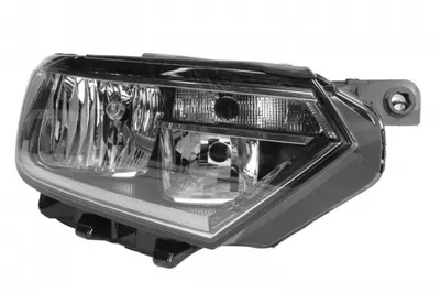 Far Dreapta (H7 H9 WY21W, electric, cu motor, culoare insert: negru) potrivit VW PASSAT B8