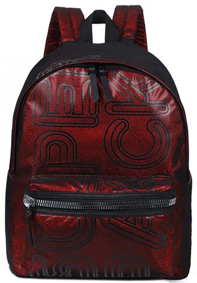 Ghiozdan școlar școlar S. Cool Super Pack - Burgundy, cu 1 compartiment