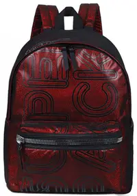 Ghiozdan școlar școlar S. Cool Super Pack - Burgundy, cu 1 compartiment
