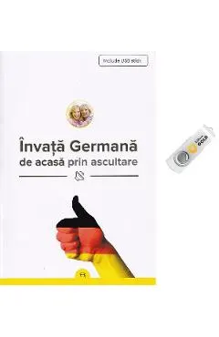 Invata germana de acasa prin ascultare + Stick USB