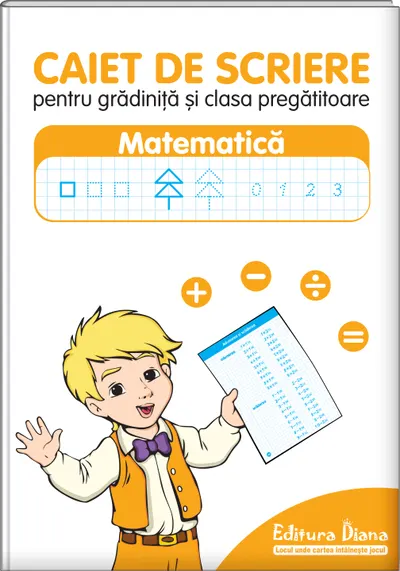 Caiet de scriere pentru grădiniță și clasa pregătitoare