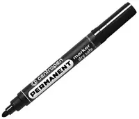 Marker permanent Centropen - 2.5 mm, negru
