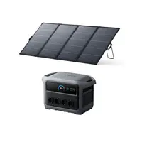 Kit stație de alimentare Anker SOLIX C1000X Gen 2 cu panou solar bifacial 400 W