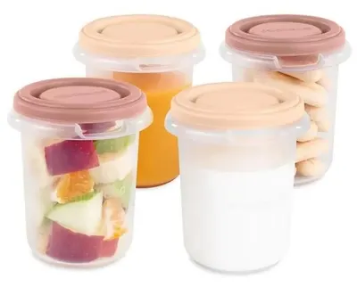 Set recipiente Miniland - Valencia, 250 ml, 4 bucăți