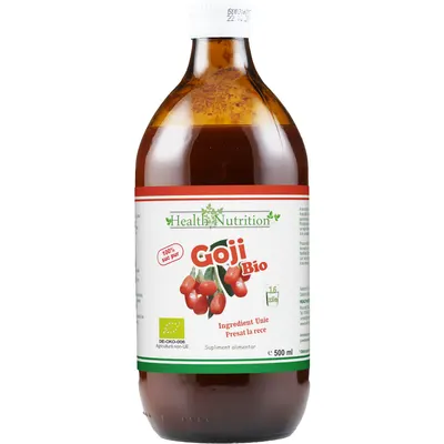 Goji Suc 100% Pur Ecologic/Bio 500ml