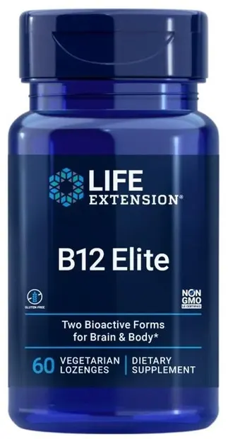 B12 Elite, 60 tablete masticabile, Life Extension