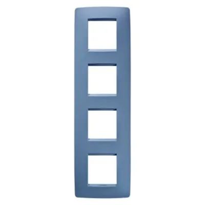 Placa ornament CProiector HORUS ONE - IN PAINTED TECHNOPOLYMER - 2+2+2+2 modul VERTICAL - SEA BLUE - CProiector HORUS