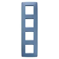 Placa ornament CProiector HORUS ONE - IN PAINTED TECHNOPOLYMER - 2+2+2+2 modul VERTICAL - SEA BLUE - CProiector HORUS