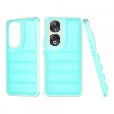 Husa pentru Honor 90, Techsuit, Wave Shield, Turcoaz