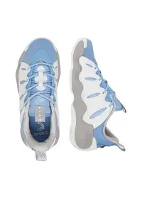 Pantofi sport dama - adidasi femeie - alb albastru - material plastic
