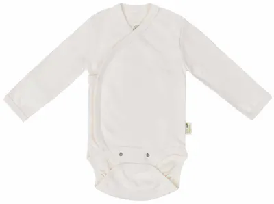 Body cu mânecă lungă Bio Baby - Bumbac organic, 56 cm, 1-2 luni