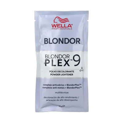 Pulbere decolorantă, Wella, Blondor Plex, albastru, 30 g